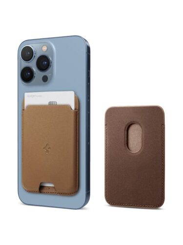 Spigen Wallet Valentinus MagSafe – brown – MagSafe – 8809811855005