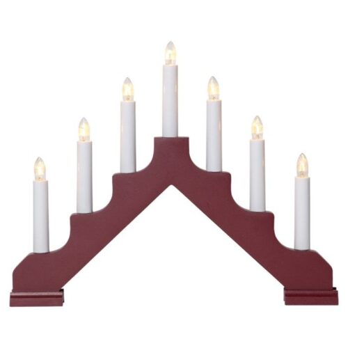 Star Trading Adventsstake med 7 armer Rød – 7391482038548
