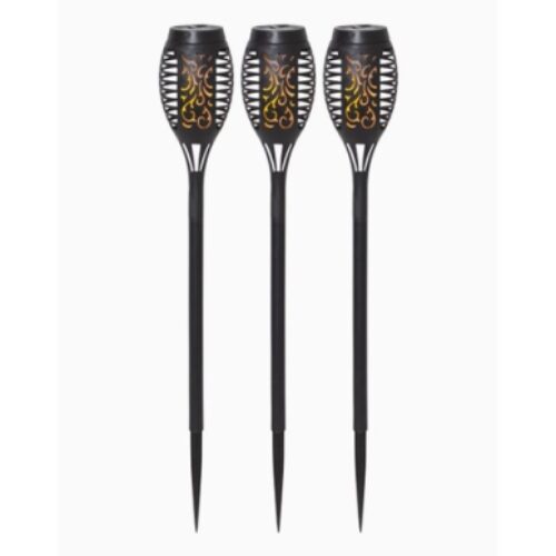 Star Trading Solcelle-sokkellampe 3-p Flame Mini 481-03 – 7391482049544