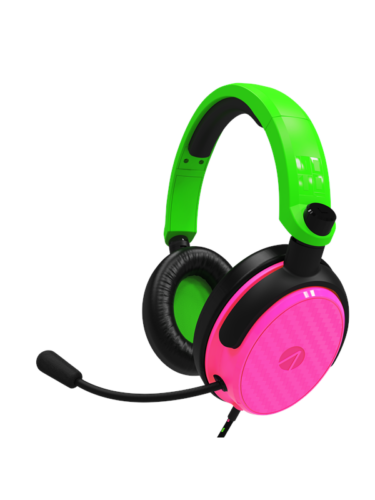 STEALTH C6-100 Gaming Headset (Multi Format) – Neon Green/Pink – 5055269713555