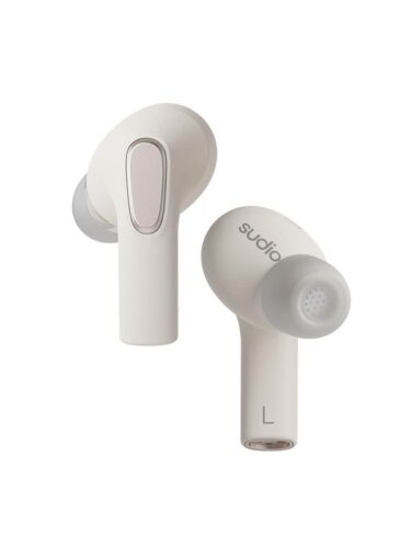 Sudio Headphone E3 True Wireless ANC White – 7350071383469
