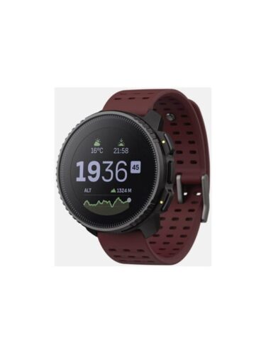 Suunto Vertical – glass fibre reinforced polyamide – sport watch with strap – ruby black – 6417084209122