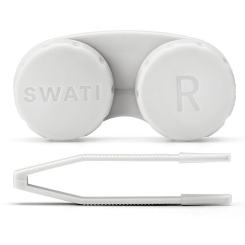 SWATI Cosmetics Lens Case & Tweezers Grey Grey – 7350100166018