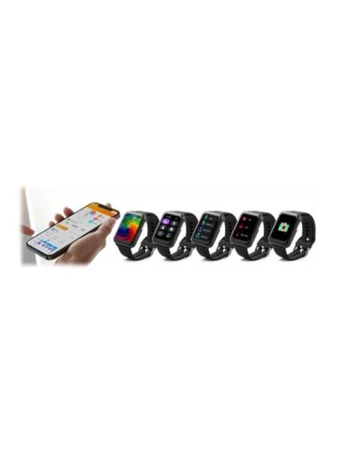 TECHNAXX TX-SW7HR – black – smart watch with strap – black – 4260358124605