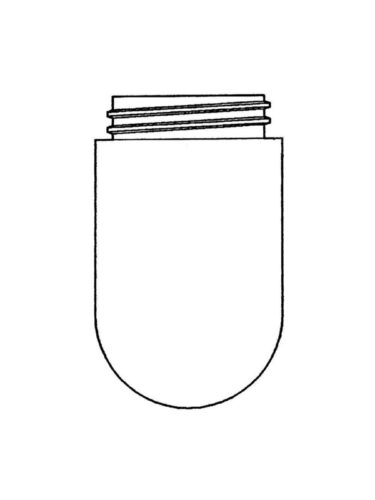 Teknisk Belysnings Industri Cylinder glass / stable glass clear glass 84.5 mm thread – 5711958001067