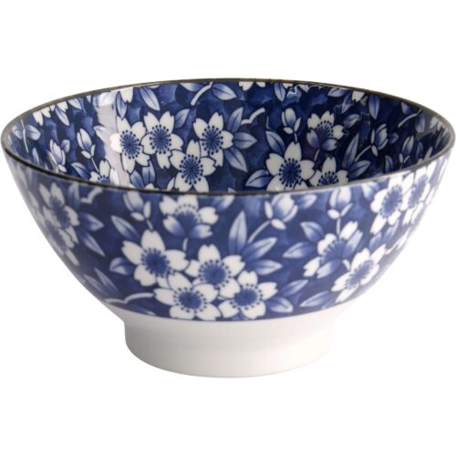 Tokyo Design Studio Blue Sakura ramenskål, 1000 ml – 8719323514041