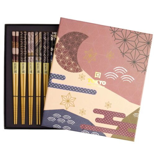 Tokyo Design Studio Flowers Spisepinner gavesett 10pk – 8719323495548