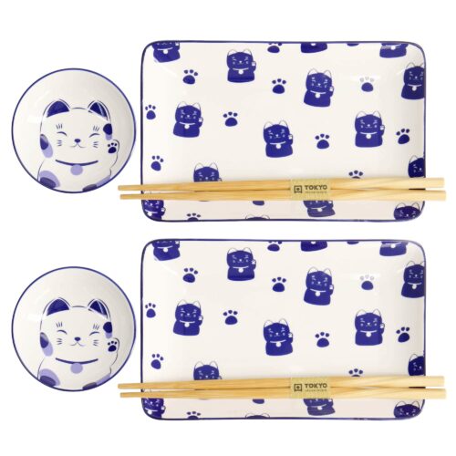 Tokyo Design Studio Kawaii Blue Maneko gavesett – 8719323497429