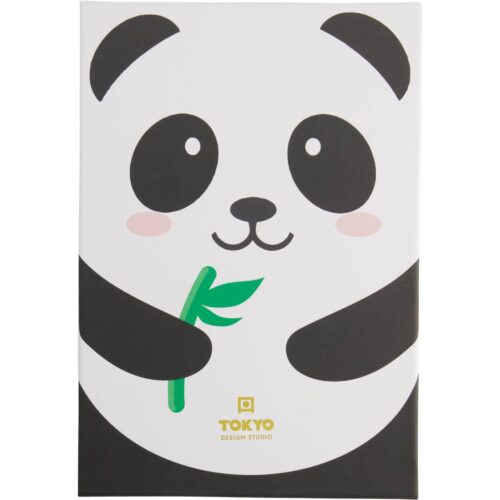 Tokyo Design Studio Spisepinner Panda Brown gavesett, 5stk – 8719323496323