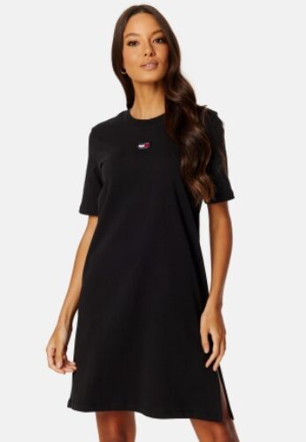 TOMMY JEANS Badge Tee Dress BDS BLACK XS – 8720643268248