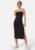 TOMMY JEANS Midi Bodycon Tube Dress BDS Black L – 8720646650873