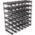 Traditional Wine Racks Vinstativ Påbyggingsbart 42 flasker Black Ash – 5029237000763