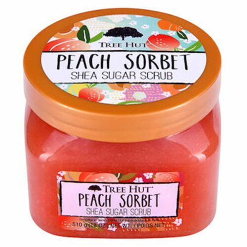 Tree Hut Shea Sugar Scrub Peach Sorbet 510g – 0075371002984