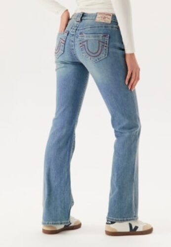 True Religion Becca Mid Rise Boot Cut Big T Crushed Lily 31 – 0197516648144