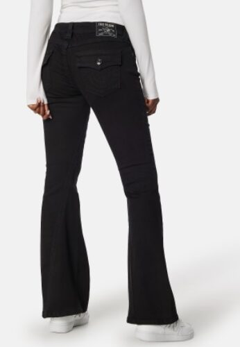 True Religion Joey Low Rise Flare Black Body Rinse 30 – 0197516371271