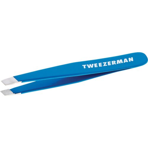 Tweezerman Mini Slant Tweezer Bahama Blue – 0038097124859