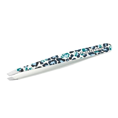 Tweezerman Slant Tweezer Leopard Print – 0038097125443