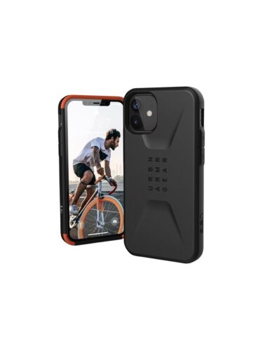 UAG Apple iPhone 12 Mini 5G Rugged Case Civilian – Black – 0812451035971