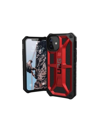 UAG Apple iPhone 12 Mini 5G Rugged Case Monarch – Crimson Red – 0812451035964