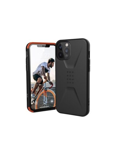 UAG Apple iPhone 12 Pro Max 5G Rugged Case Civilian – Black – 0812451036176