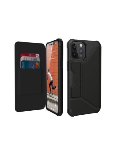 UAG Apple iPhone 12 Pro Max 5G Rugged Case Metropolis – Black PU – 0812451037302