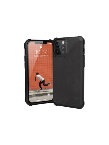 UAG Apple iPhone 12 Pro Max 5G Rugged Case Metropolis LT – Leather Black – 0812451037364