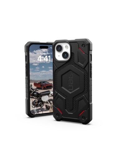 UAG Monarch Pro MagSafe – kevlar black – iPhone 15 – 0840283909047