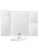 UNIQ Hollywood trifold make up spejl – hvid – 5713895100063