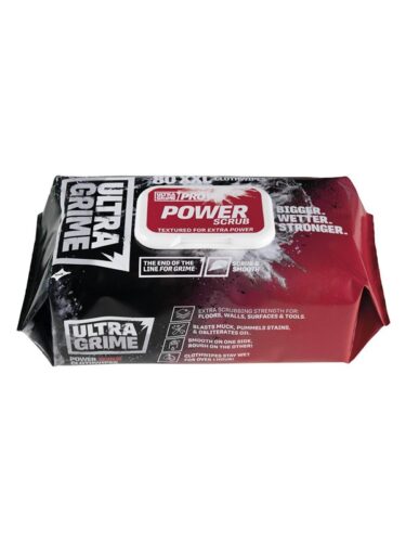 UNIWIPE UltraGrime Pro Power Scrub Wipes – 5060460470121