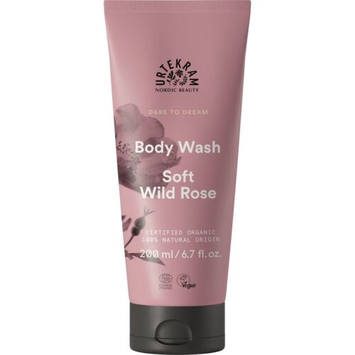 Urtekram Body Wash Soft Wild Rose – 200 ml – 5701058010304