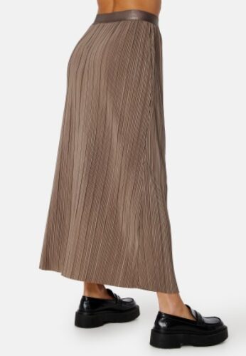 VERO MODA Aurora 7/8 Skirt Brown Lentil S – 5715432281723