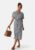 VERO MODA Bumby SS Calf Shirt Dress Snow White Stripes:I S – 5715366018402