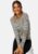 VERO MODA Fiona LS Boatneck Top Birch Stripes Black XS – 5715430640058