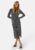 VERO MODA Kanz Sibe LS Calf Dress Black Detail: Silve S – 5715502707535