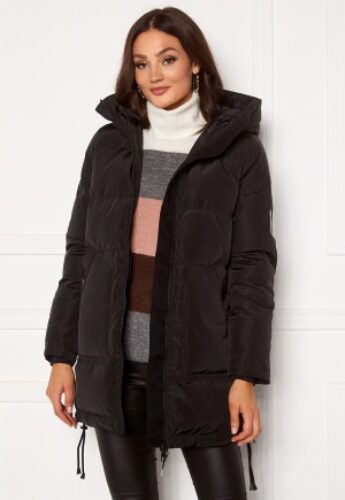 VERO MODA Oslo 3/4 Down Jacket Black S – 5714911078878