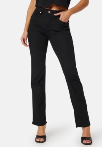 VERO MODA Vmflash Mr Straight Jeans Black M/32 – 5715510282093