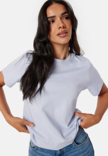 VERO MODA Vmkarma SS O-Neck emb shirt Sky Blue XS – 5715518975850