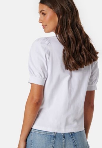 VERO MODA Vmkerry 2/4 O-Neck Top Bright White XS – 5715366103962