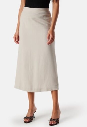 VERO MODA Vmmymilo High Waist 7/8 skirt Silver Lining M – 5715506054406