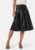 VILA Brown HW Coated Skirt Black 38 – 5715507214236