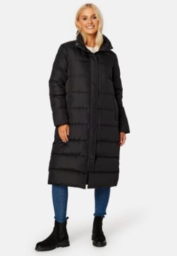 VILA Camisa New Down Jacket Black 40 – 5713788953486
