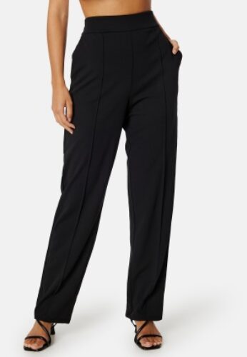 VILA Clua HW Pants Black XS – 5715429397406