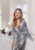 VILA Juliana Wrap Midi Sequins Dress Silver Colour M – 5715501315205