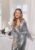VILA Juliana Wrap Midi Sequins Dress Silver Colour XS – 5715358779939