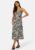 VILA Limia Maya Strap Dress Birch AOP:Maya black 38 – 5715357535505