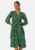 VILA Meda Bri V-neck 3/4 Mid Calf Dress/SU Black AOP:Bri Print 36 – 5715357952814