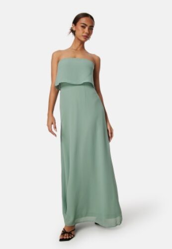 VILA Milina Strap Maxi Dress Green Milieu 38 – 5715359113527