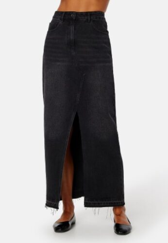 VILA Nete Maxi Skirt Black 36 – 5715358522634