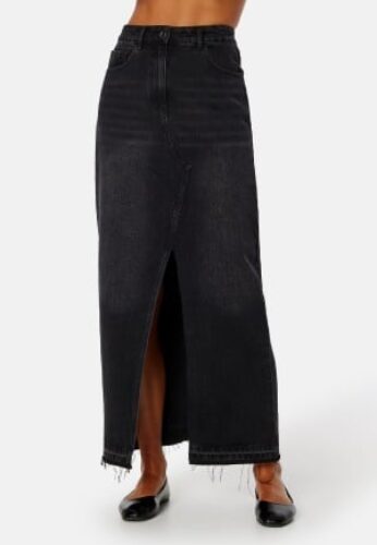 VILA Nete Maxi Skirt Black 38 – 5715358522627