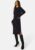 VILA Ril Crew Neck Midi Dress Black S – 5713786003480